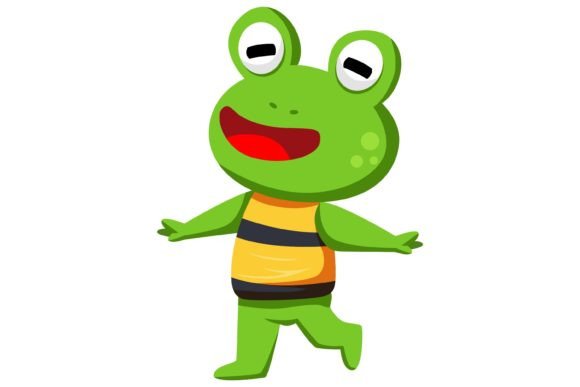 Download Cute Frog Character Design Illustration - Character design Collection