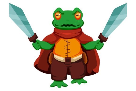 Download Cute Frog Character Design Illustration - Character design Collection