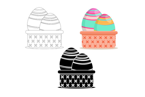 Download Easter Egg Basket Items Collection - Basket items Collection