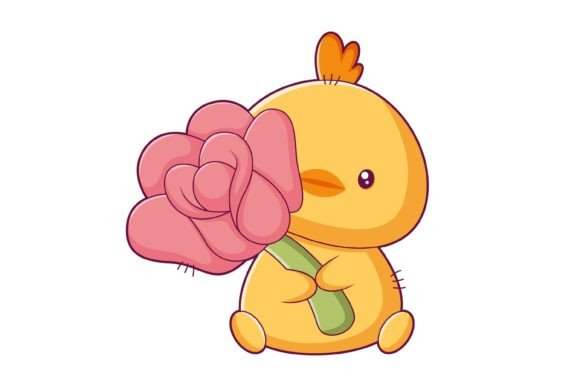 Download Cute Chick Character Design Illustration - Character design Collection