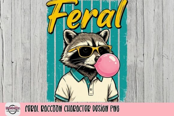 Download Feral Raccoon Character Design PNG - Character design Collection