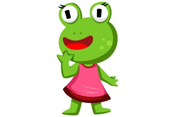 Download Cute Frog Character Design Illustration - Character design Collection