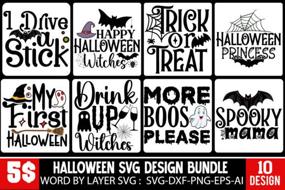 Download Halloween SVG Design Bundle - Premium Resources